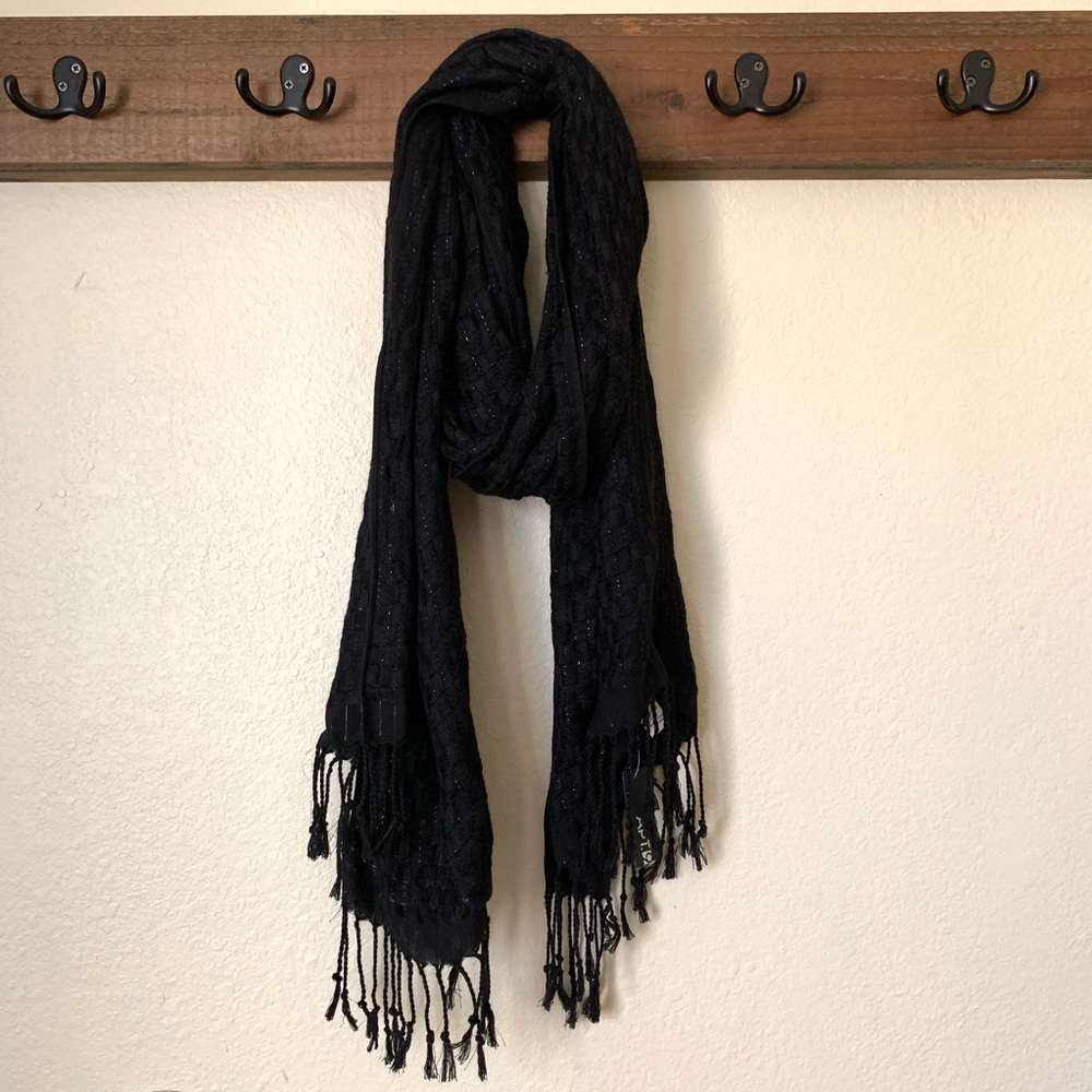 Black Long Shawl Scarf